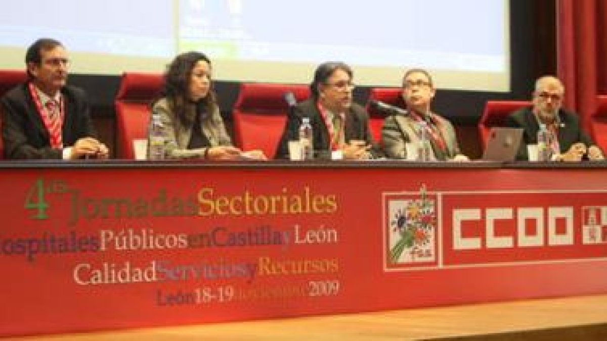 Un momento de la celebración de las jornadas sectoriales sobre hospitales públicos.