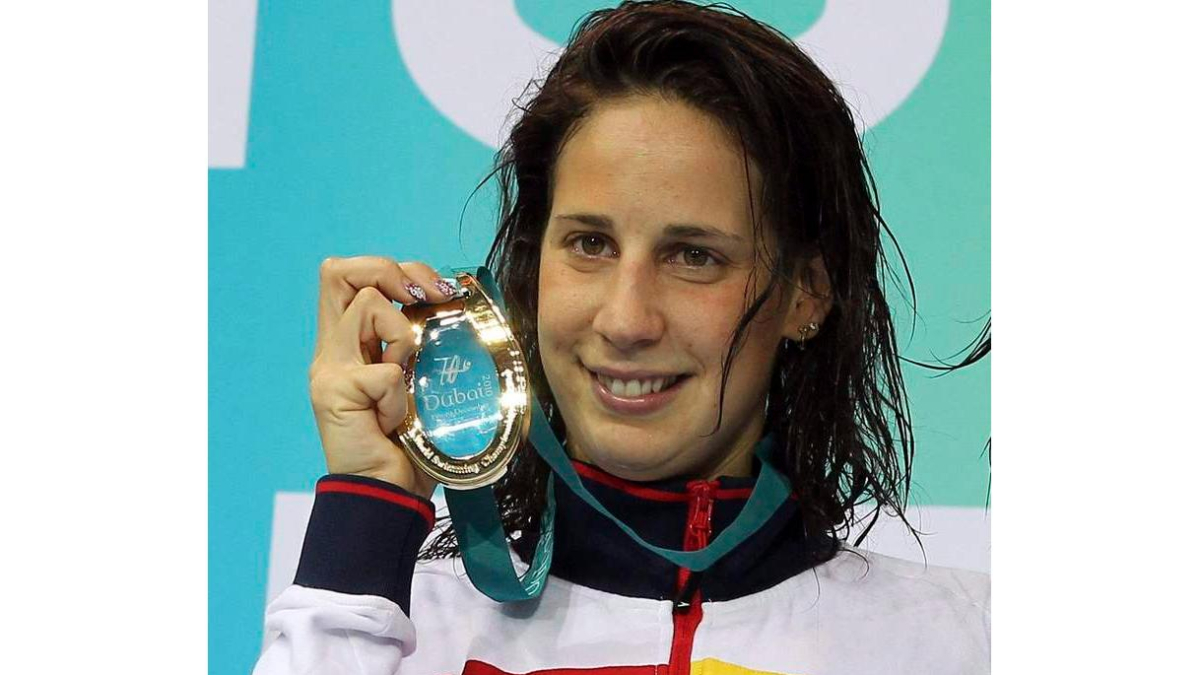 Érika Villaécija se colgó otra medalla de oro.