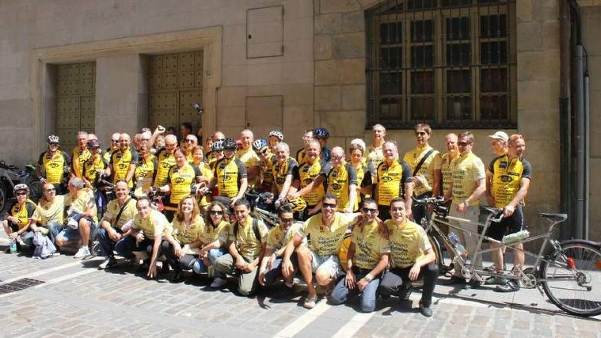 Los ciclistas salieron el día 29 de Pamplona.