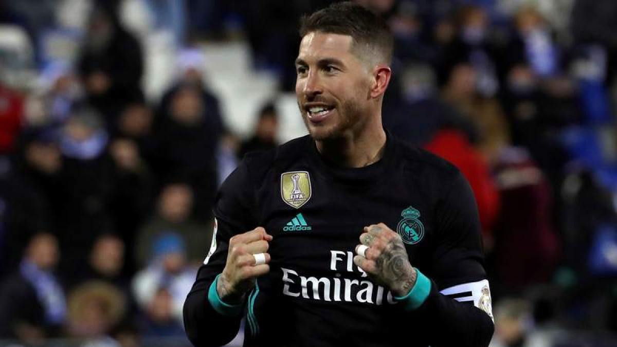 Sergio Ramos hizo el tercer gol del Real Madrid en el tiempo de descuento.