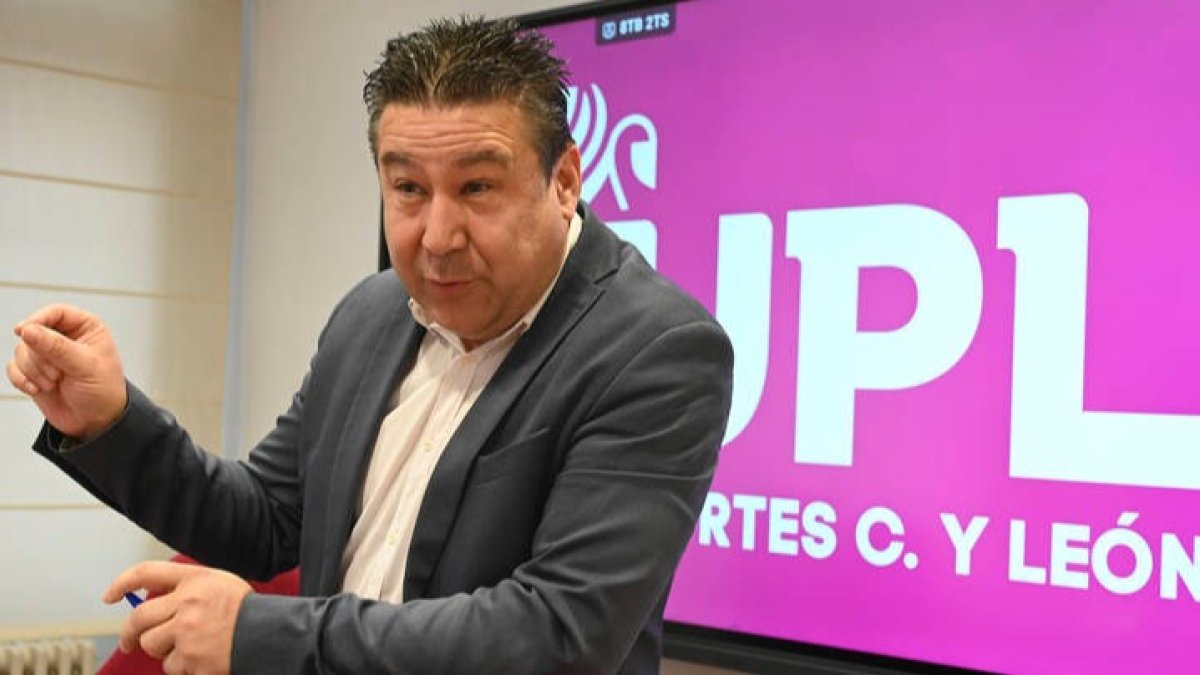 Luis Mariano Santos, secretario general de UPL. EFE
