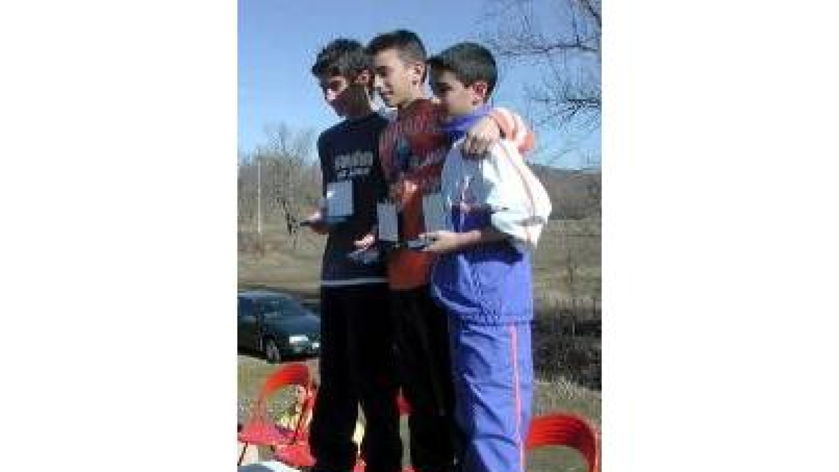 Los ganadores de la prueba en su categoría