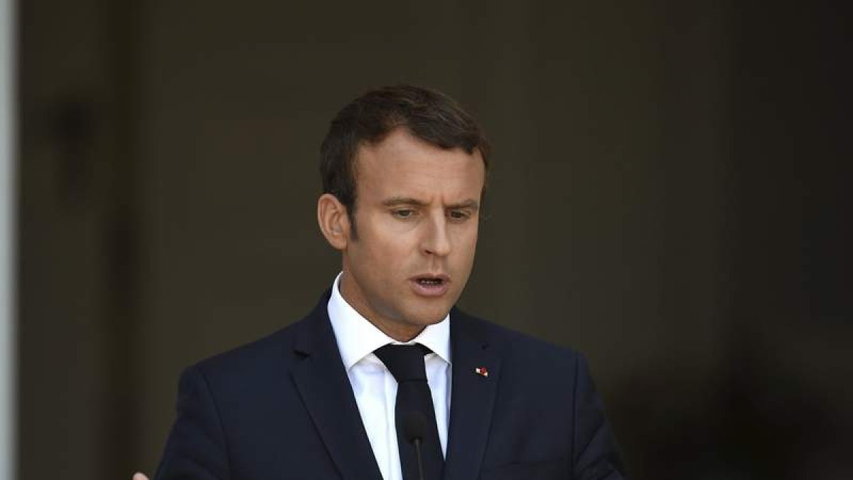 El presidente galo, Emmanuel Macron. VASSIL DONEV