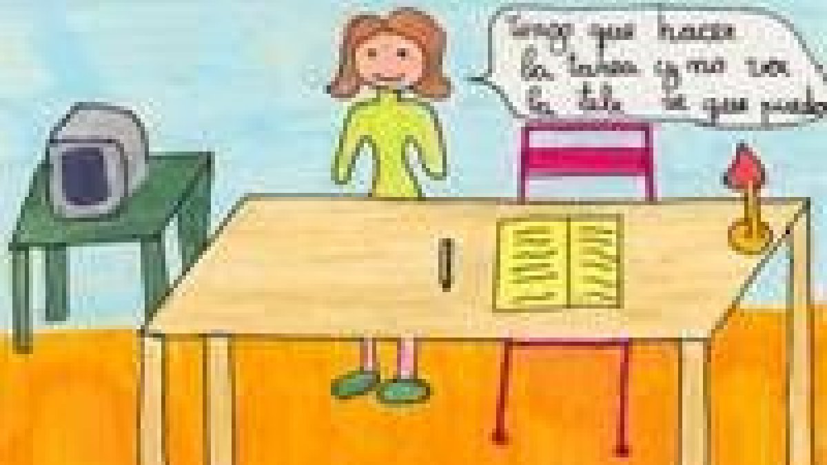 Los dibujos representan a niños que confían plenamente en sí mismos