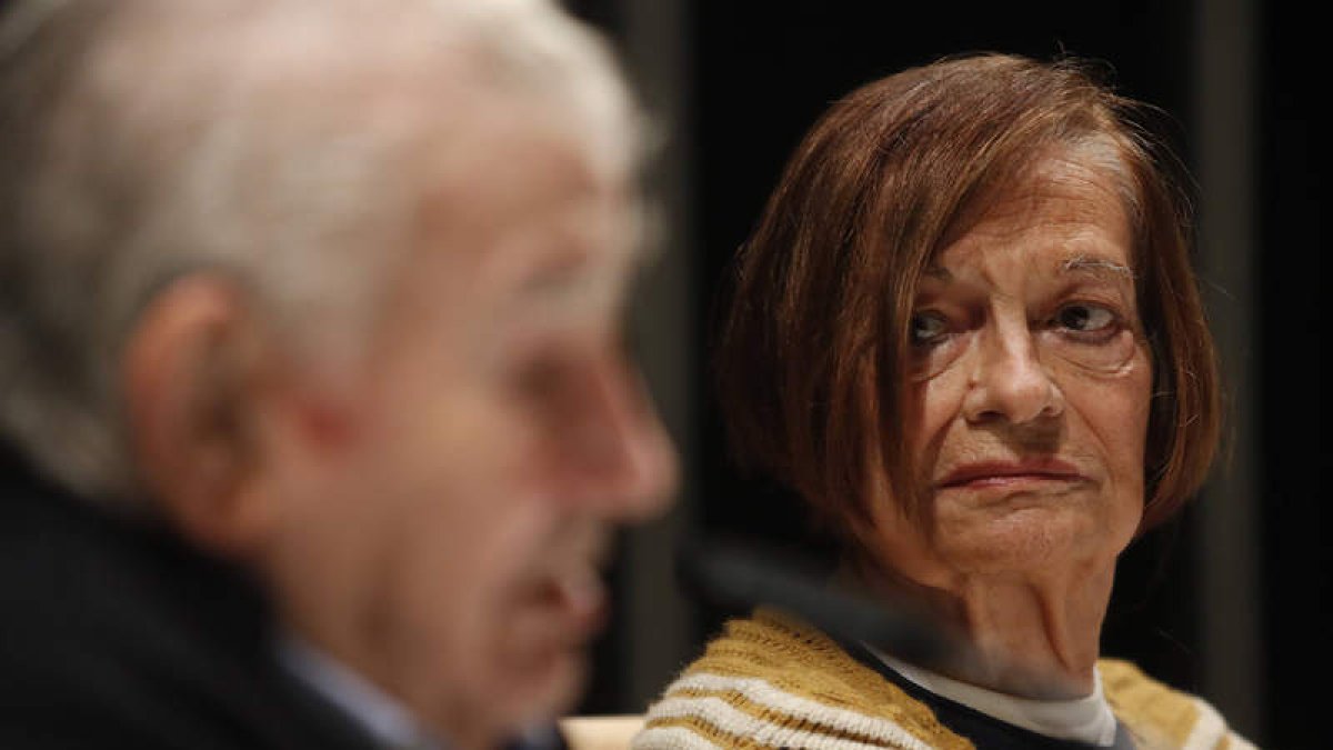 Teresa Gancedo y Gamoneda en un acto en León. J. F. SALVADORES