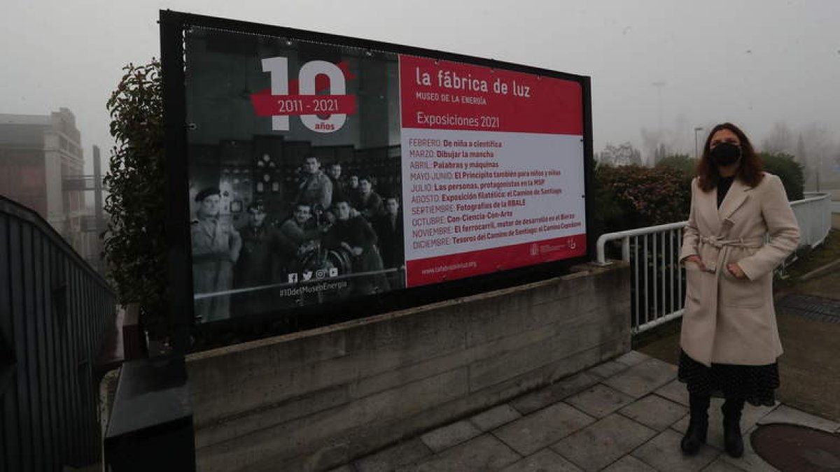Yasodhara López, directora del museo, ayer en la presentación. ANA F. BARREDO