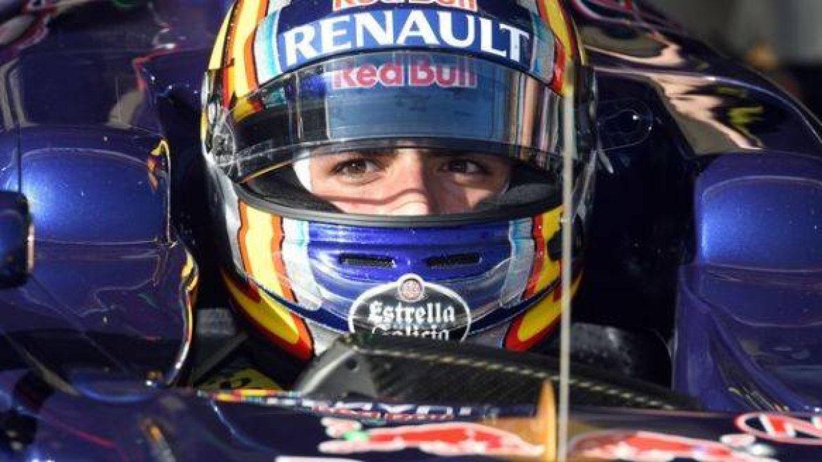 Carlos Sainz júnior en su Toro Rosso.