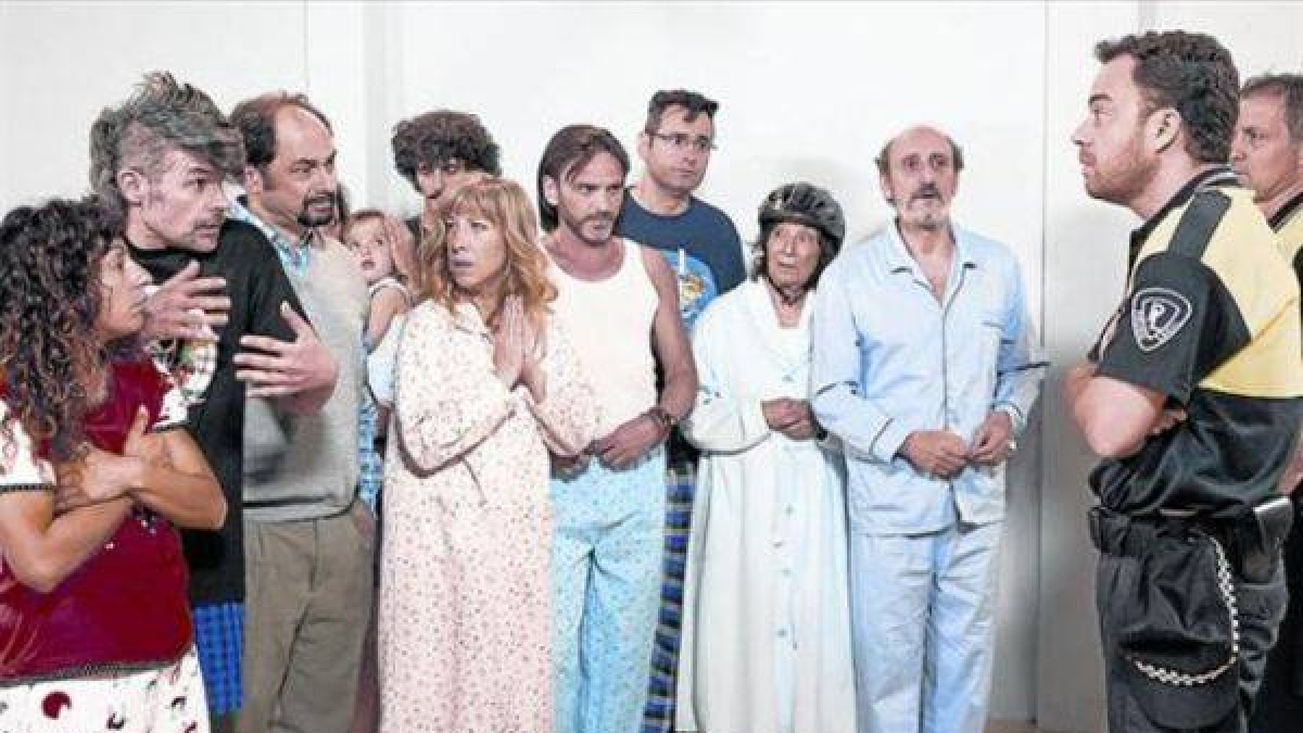 Imagen de uno de los primeros capítulos de la octava temporada de 'La que se avecina', la serie de Tele 5.
