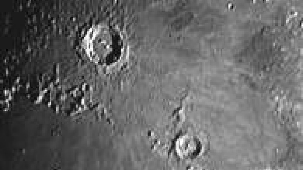 Copérnico, el cráter más llamativo de la luna, visto desde León