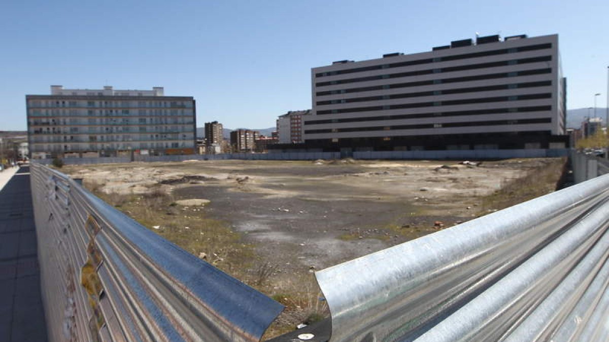 Parcela que el Ayuntamiento cede para una residencia.