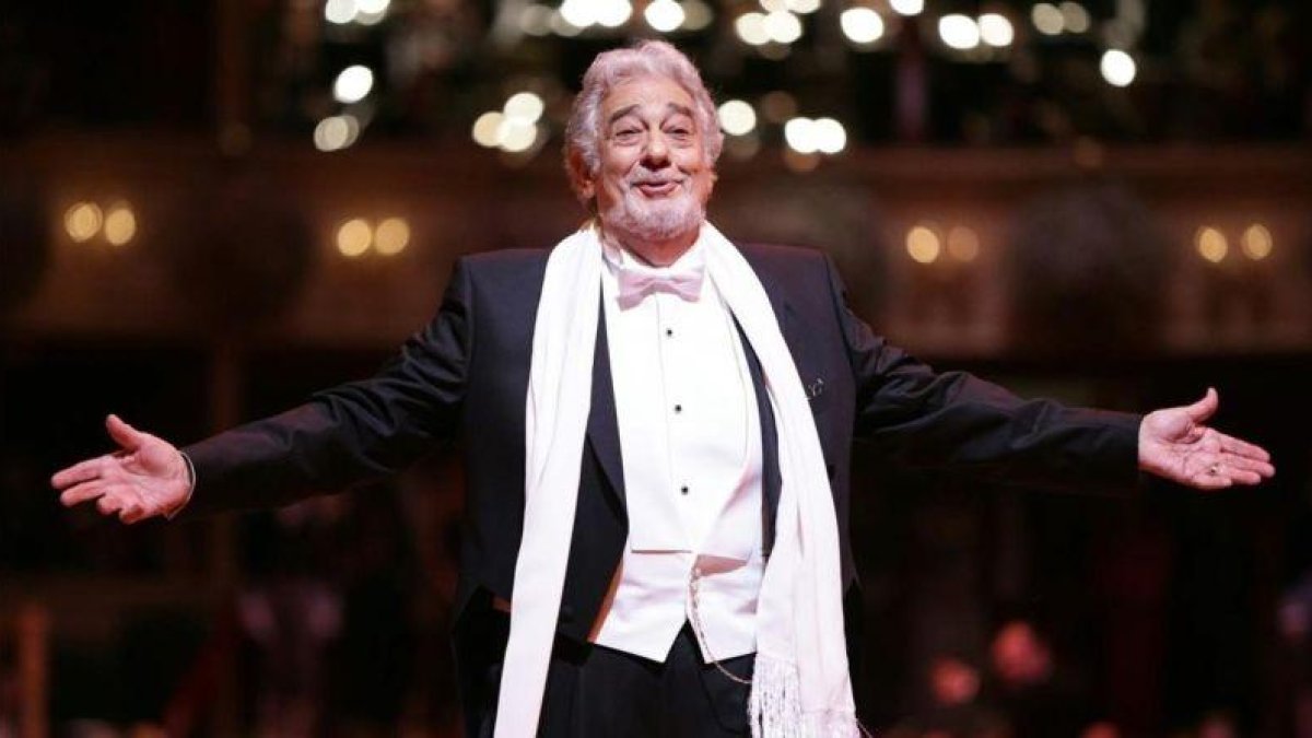 Plácido Domingo, en una actuación.