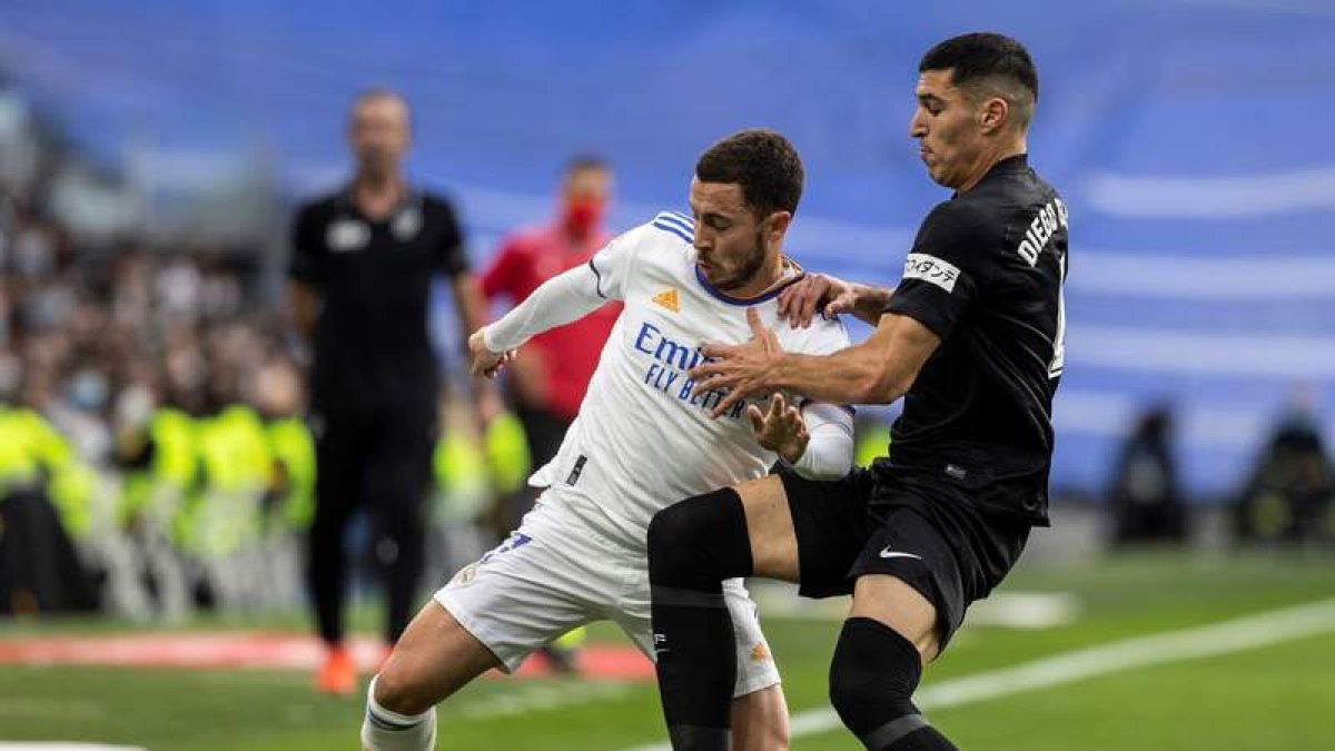 Eden Hazard podría entrar ante el Granada. RODRIGO JIMENEZ