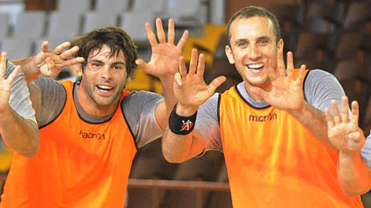 Antonio García y Ferrer, en un entrenamiento.
