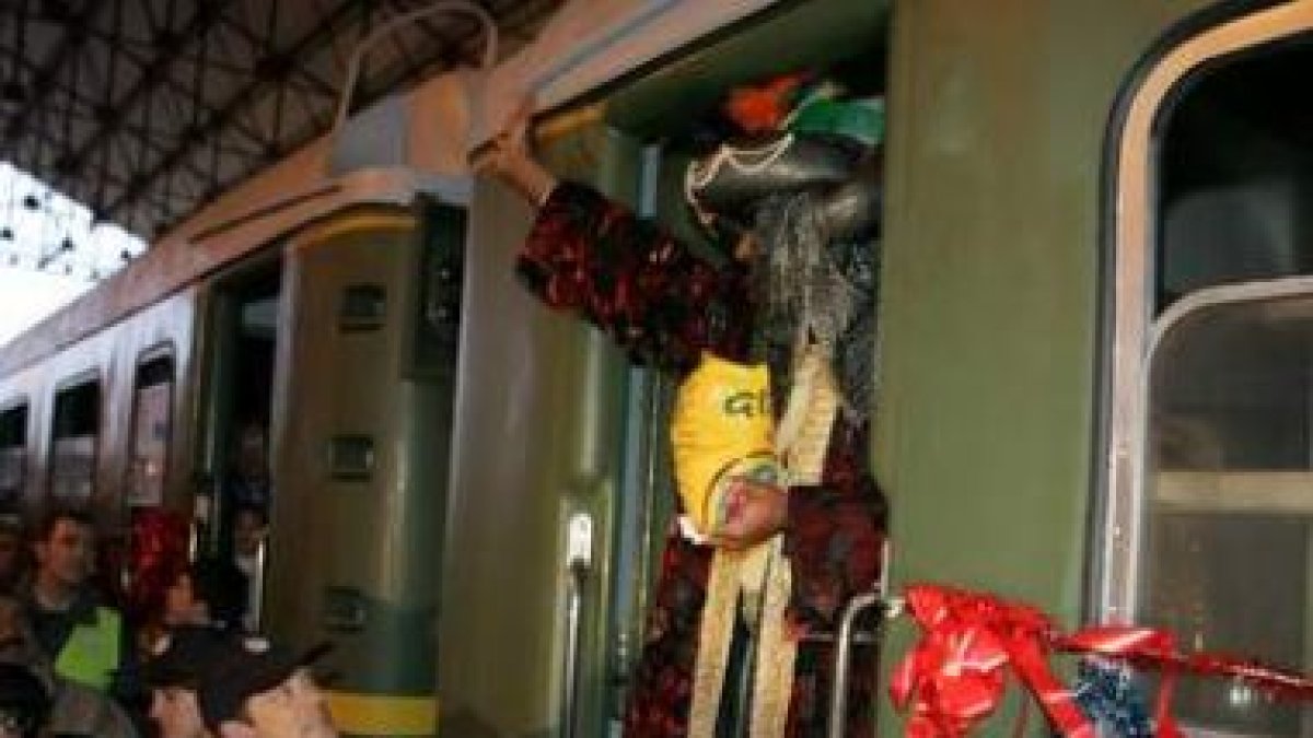 El tren es el medio de transporte elegido por los Reyes