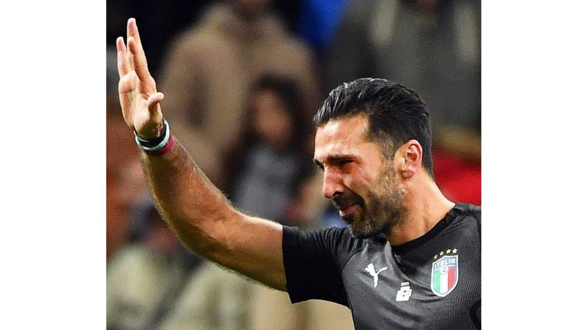 Buffon no pudo contener las lágrimas tras la eliminación. DAL ZENNARO