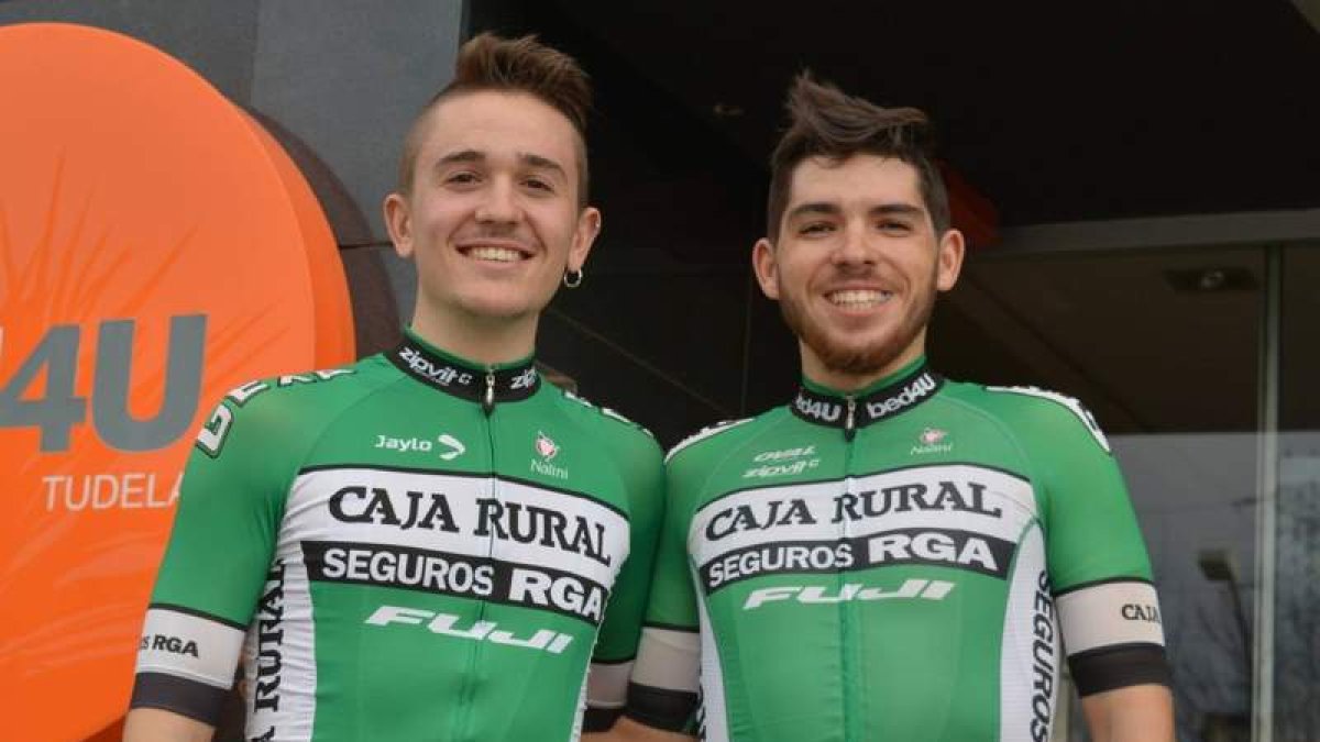 Pablo y Miguel Ángel, dos hermanos con el mismo maillot. CAJA RURAL