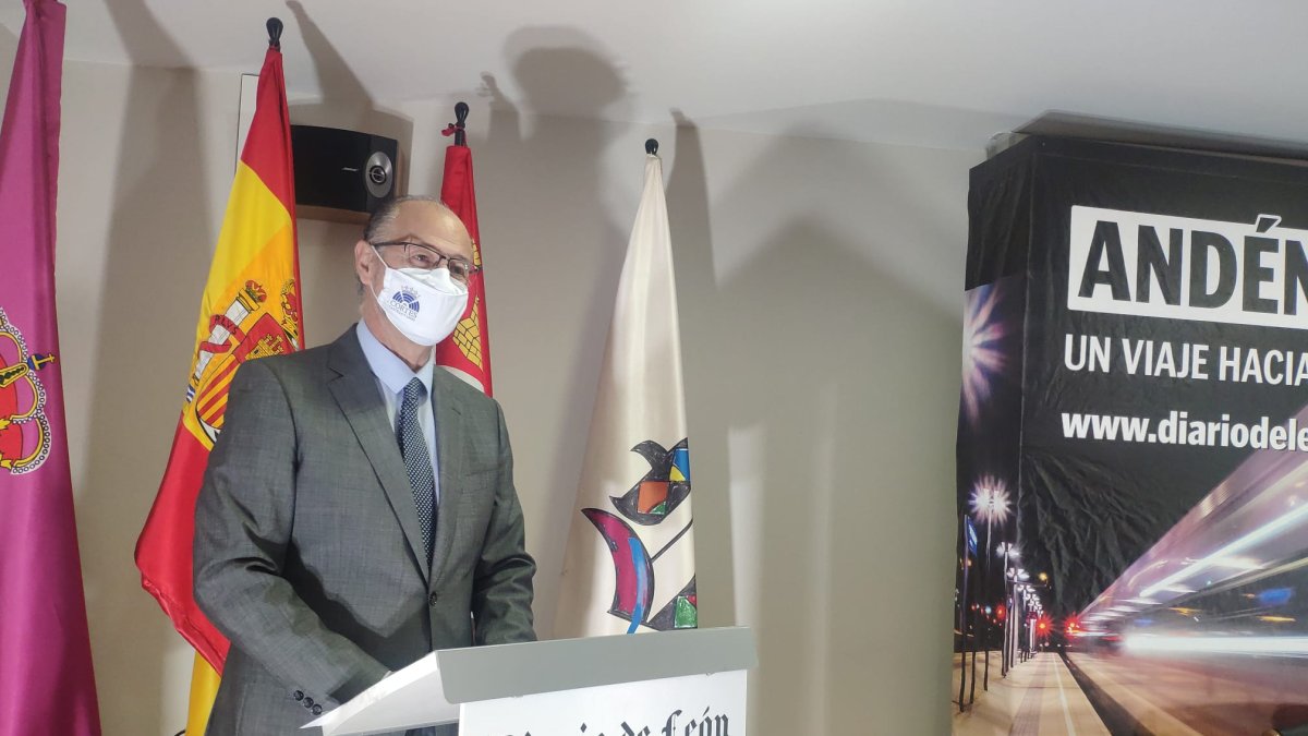 Luis Fuentes, presidente de las Cortes de Castilla y León
