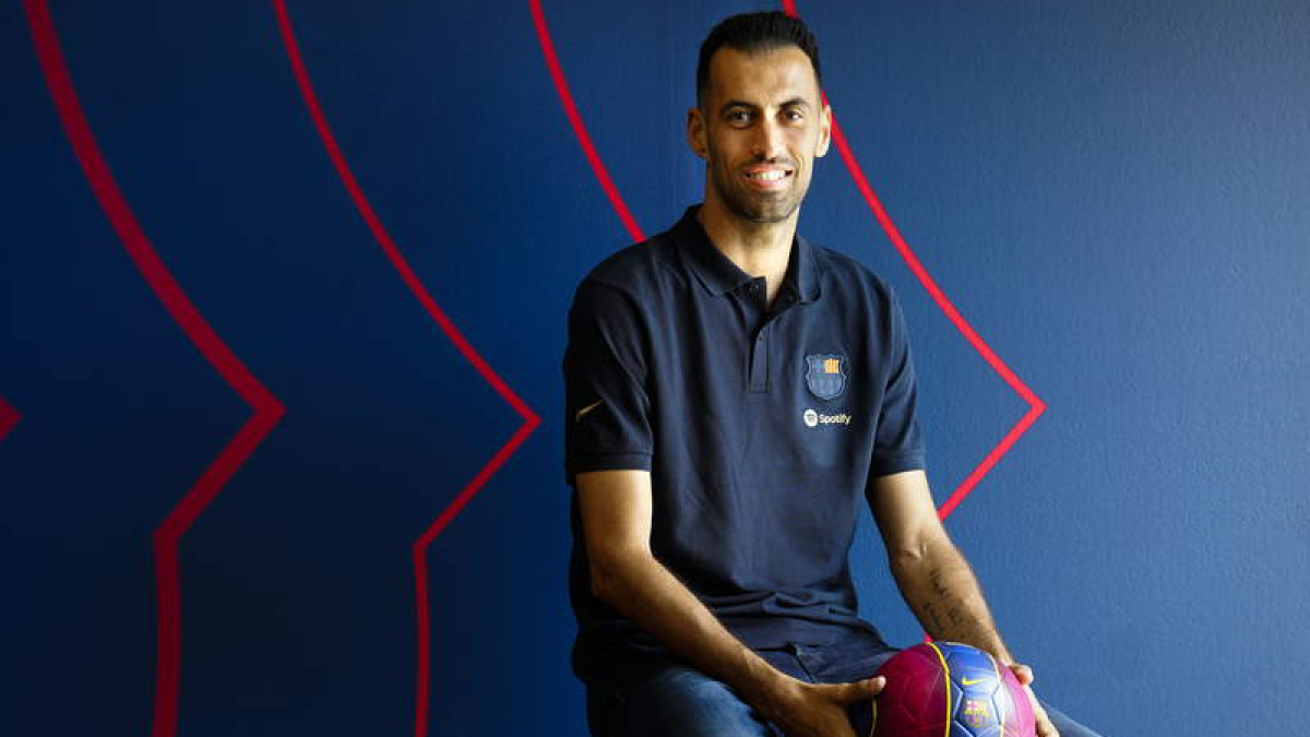 Sergio Busquets bajará el domingo el telón a sus quince años vistiendo de blaugrana. FONTCUBERTA