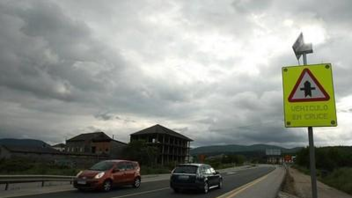 Cruce en Villamartín de la Abadía