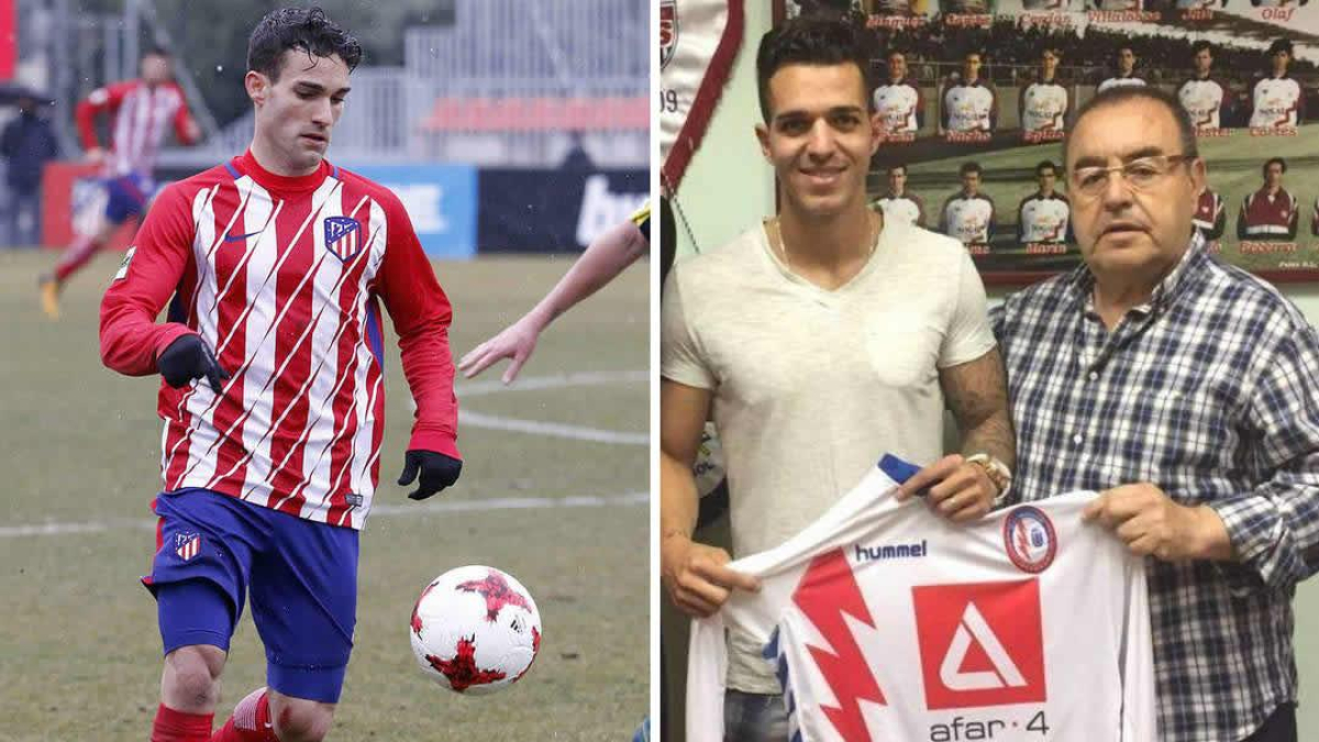 Vicente Romero, izquierda, viene del Majadahonda y Jorge Ortiz del Atlético. MAJADAHONDAMAGAZÍN/ATLÉTICO DE MADRID
