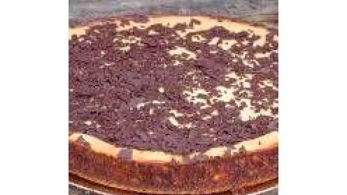 Tarta de castañas y queso de cabra Veigadarte