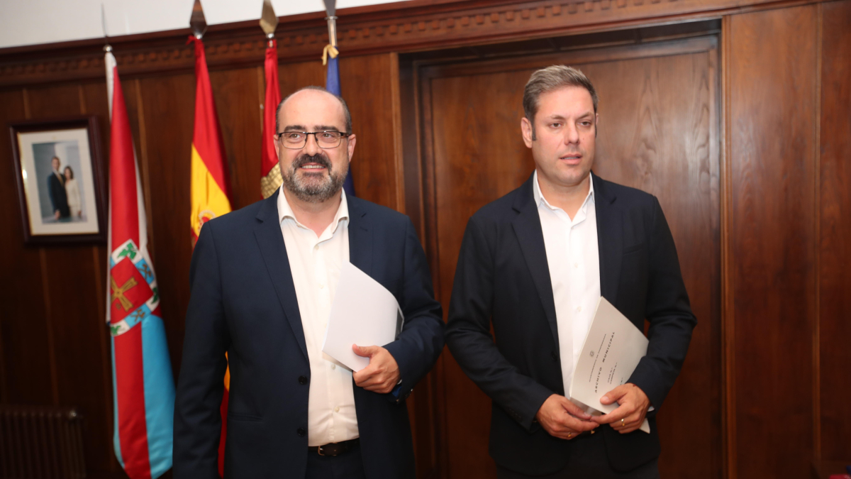 Marco Morala e Iván Alonso, en una imagen de archivo. L. DE LA MATA