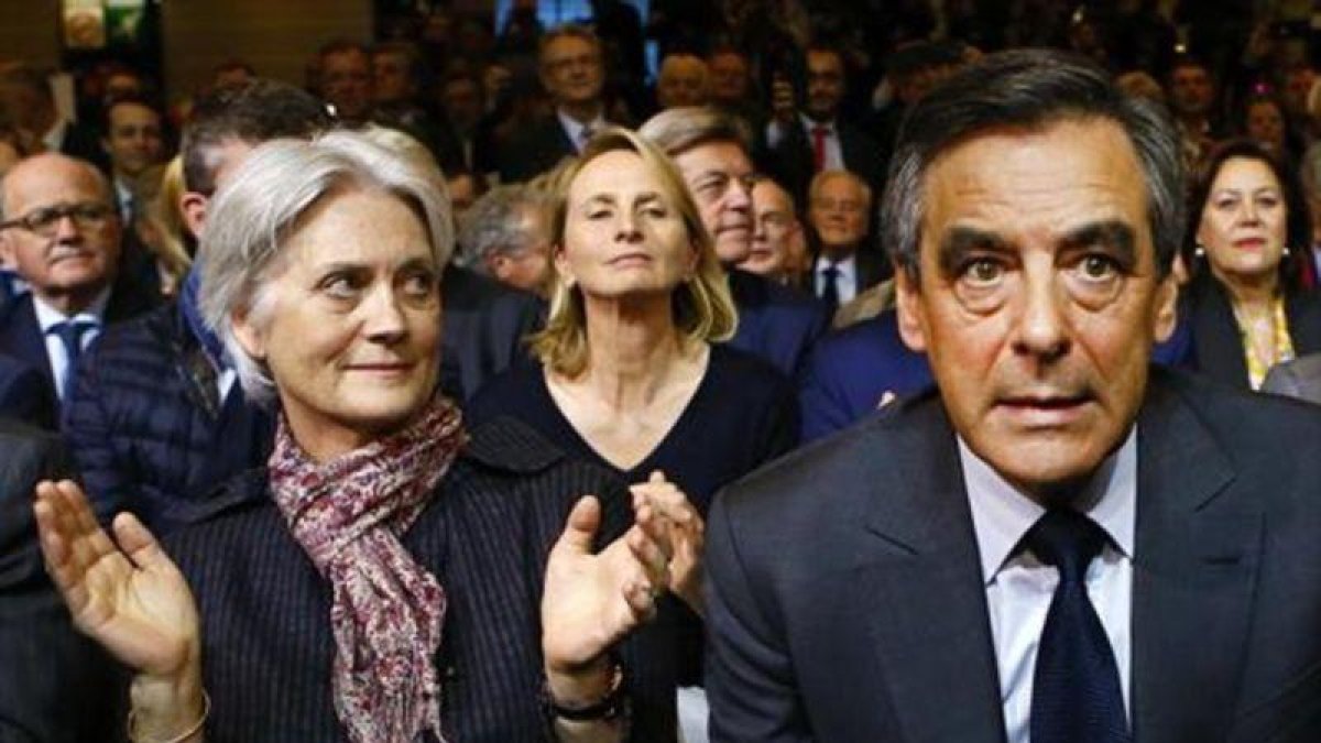 El matrimonio Fillon, en el año 2016, en París.