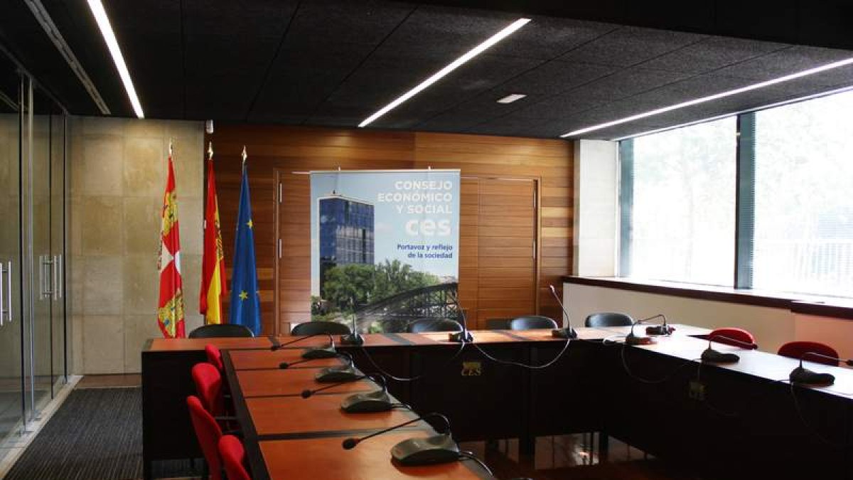 Imagen del exterior de la sede del Consejo Económico y Social en Valladolid. CES