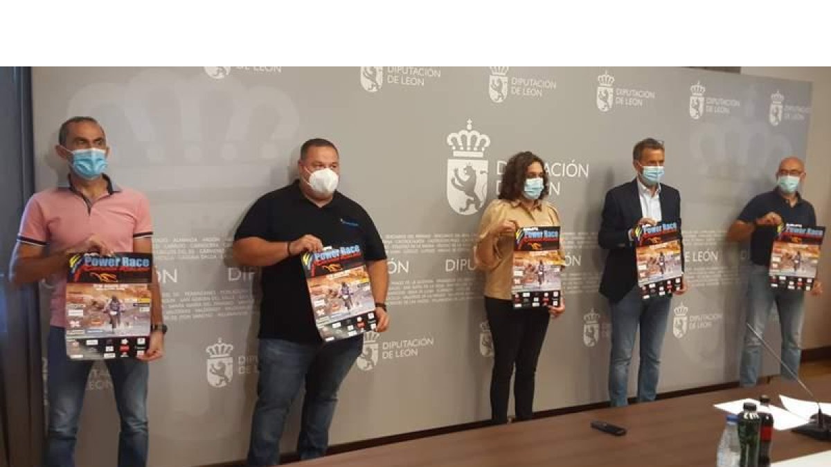 La prueba de BTT ‘MMR Power Race Cinturón Roblano’ se presentó en la Diputación de León. DL