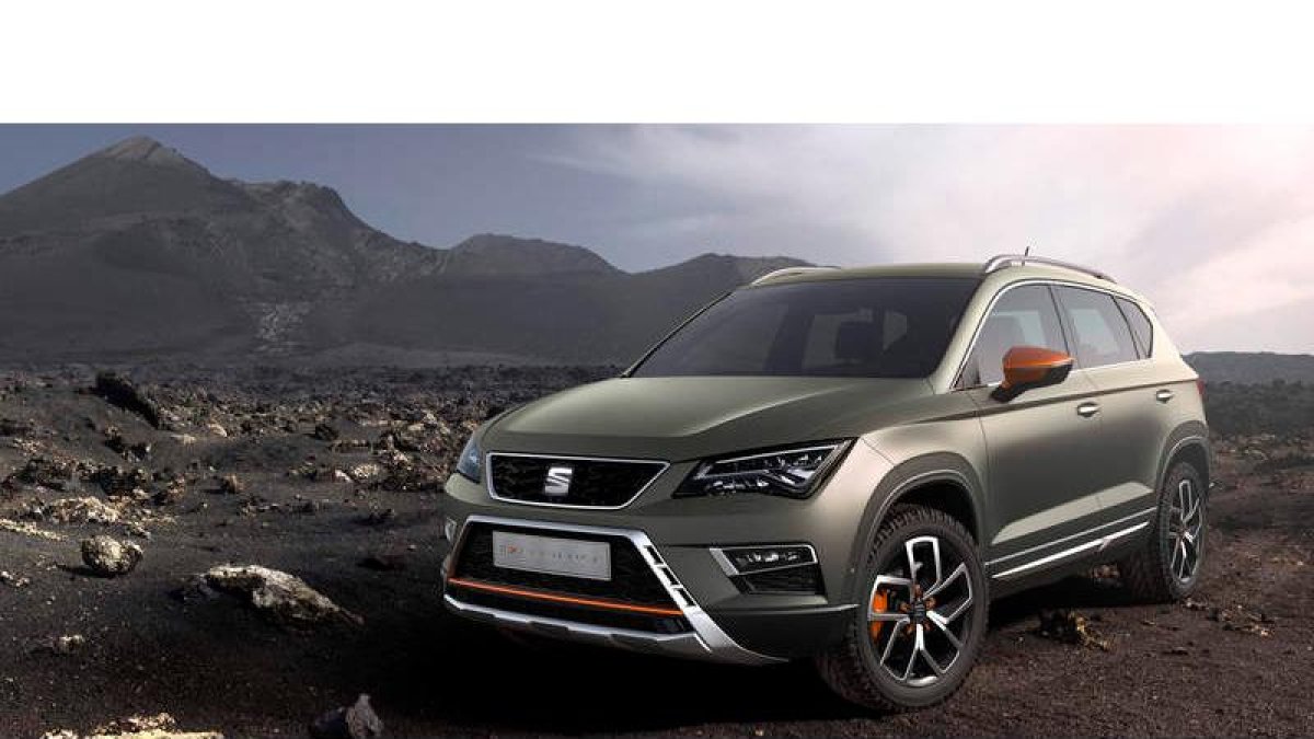 Seat viste de ‘campero’ al nuevo Ateca, con mayores posibilidades de utilización fuera del asfalto.