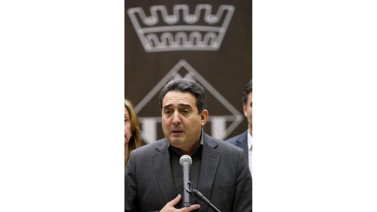 El alcalde de Sabadell, en la comparecencia de ayer.