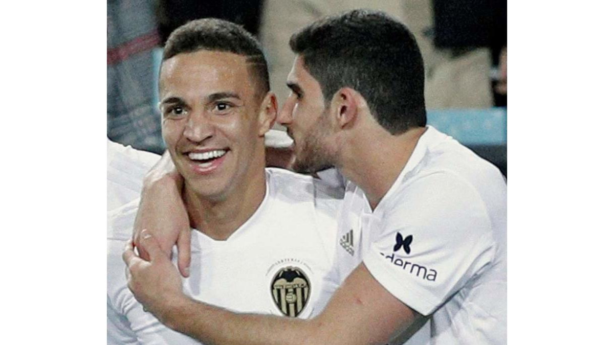 Rodrigo Moreno, a la izquierda, se va al Atlético de Madrid. BIEL.