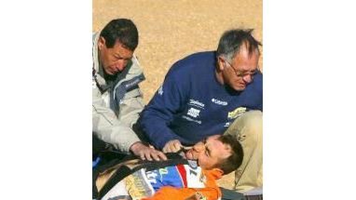 Roma tuvo que volver a abandonar en el rally que transcurre por África