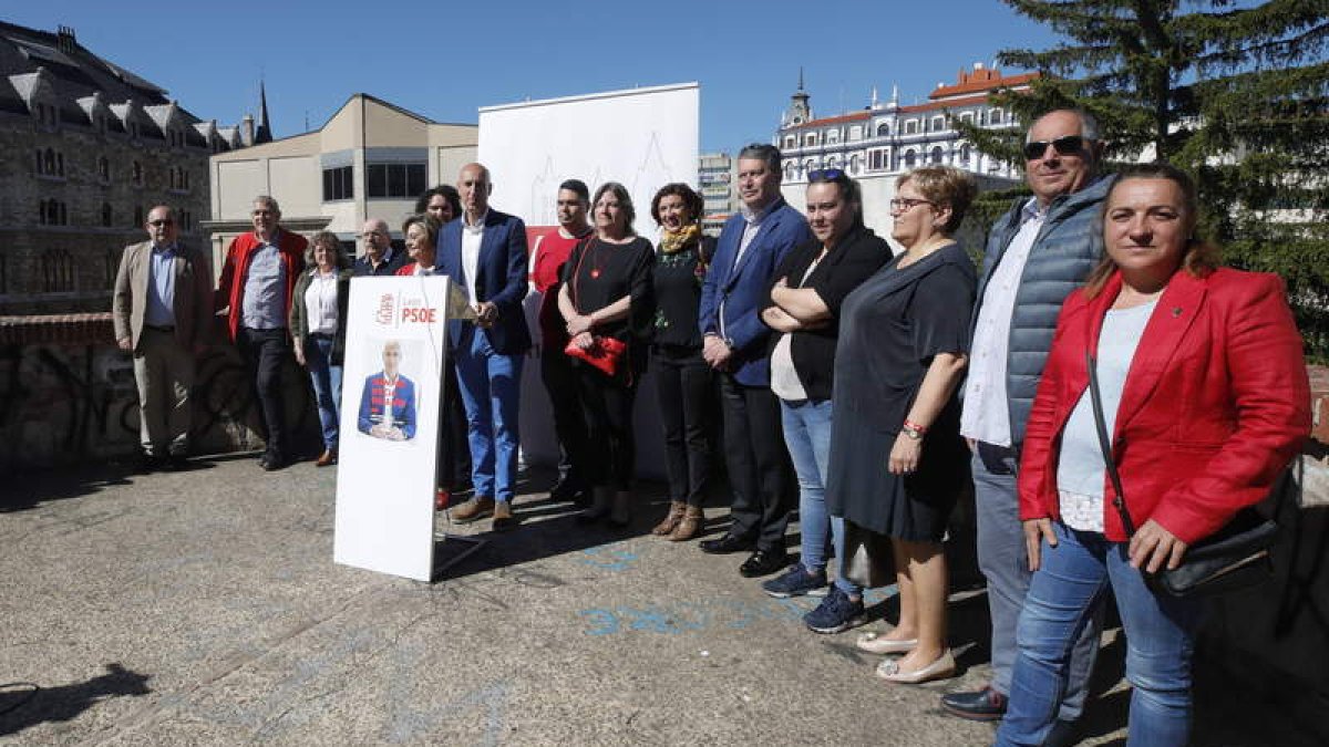 Candidatura socialista al Ayuntamiento de León. RAMIRO