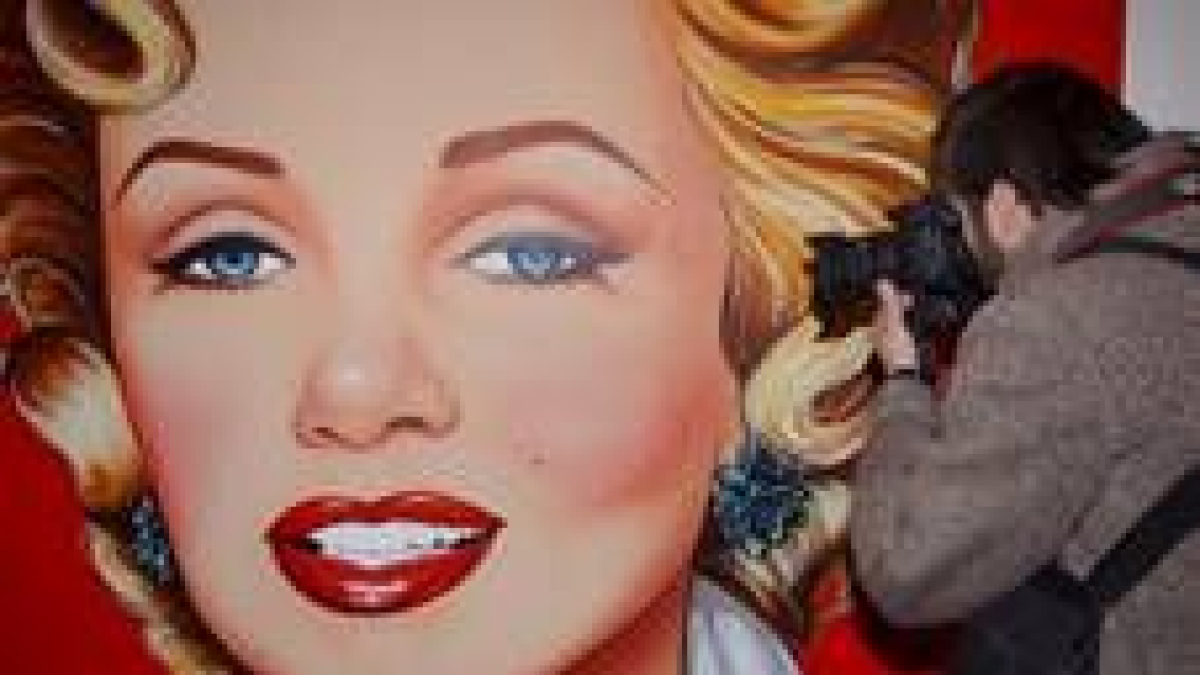 Una de las obras de la exposición «Una vida de leyenda. Marilyn Monroe»