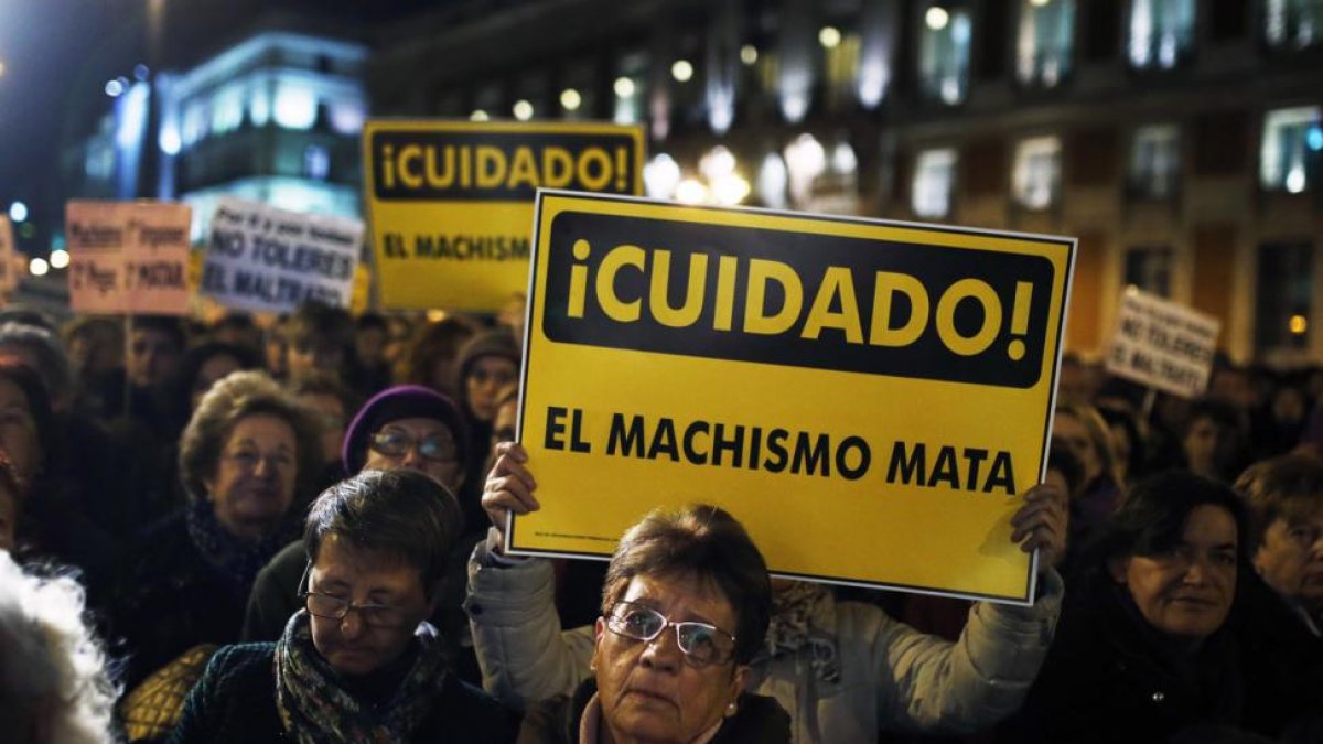 Manifestación en el Día Contra la Violencia Machista celebrada en Madrid en el 2013.