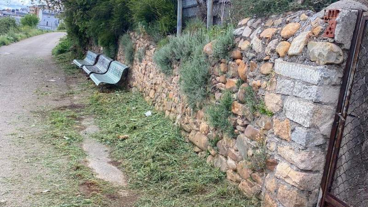 Imagen facilitada por el PP del actual estado de la ruta. DL