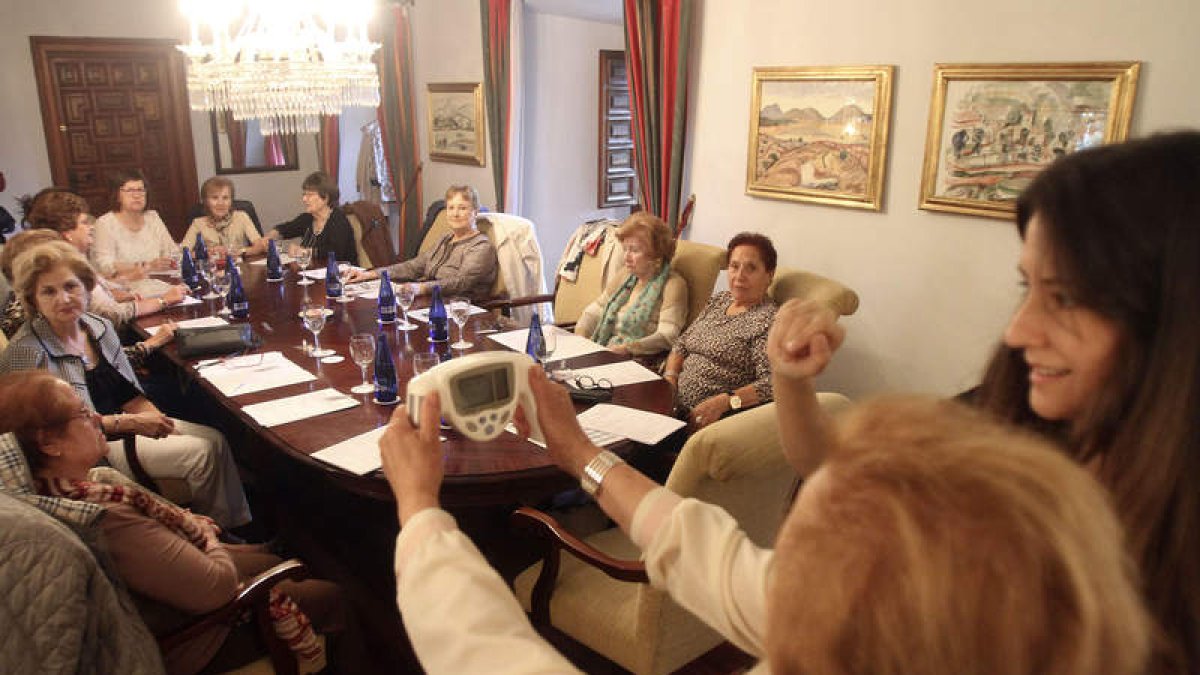 Taller sobre dieta saludable, ayer en San Marcos.