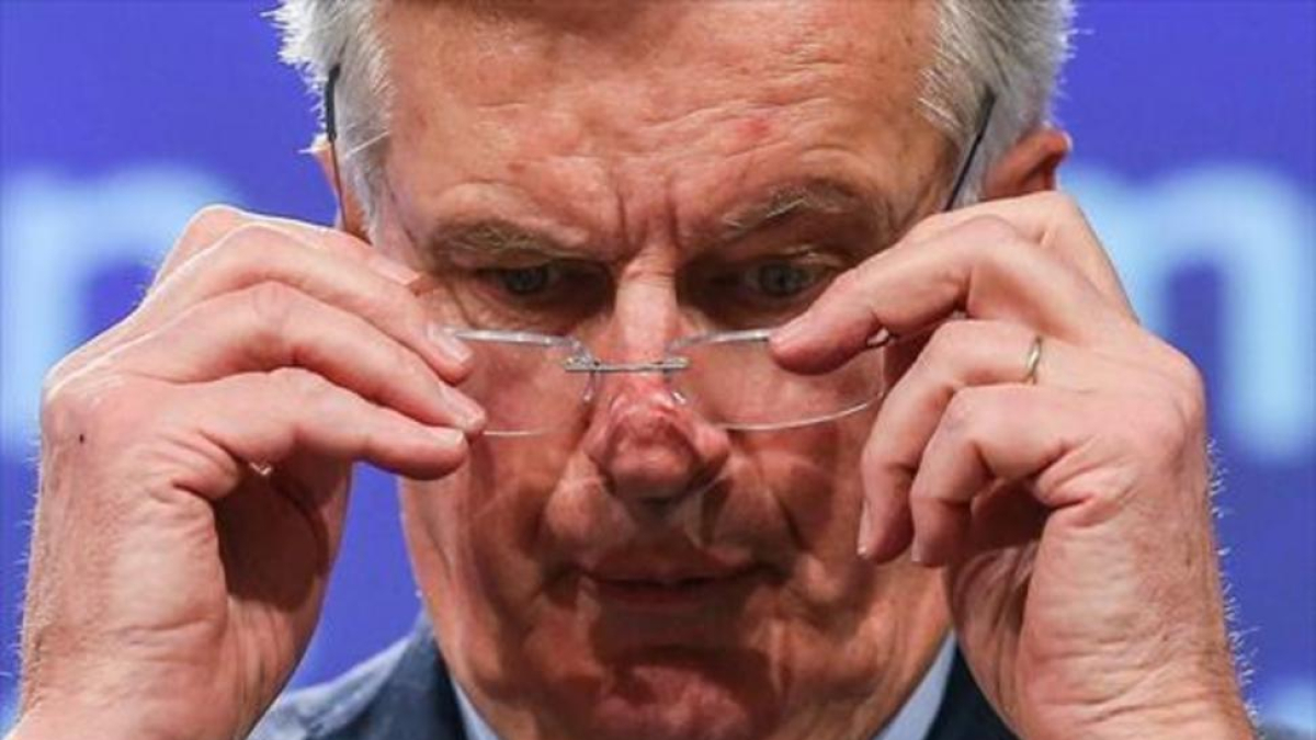 Michel Barnier, negociador jefe de la UE para el brexit, ayer en Bruselas.