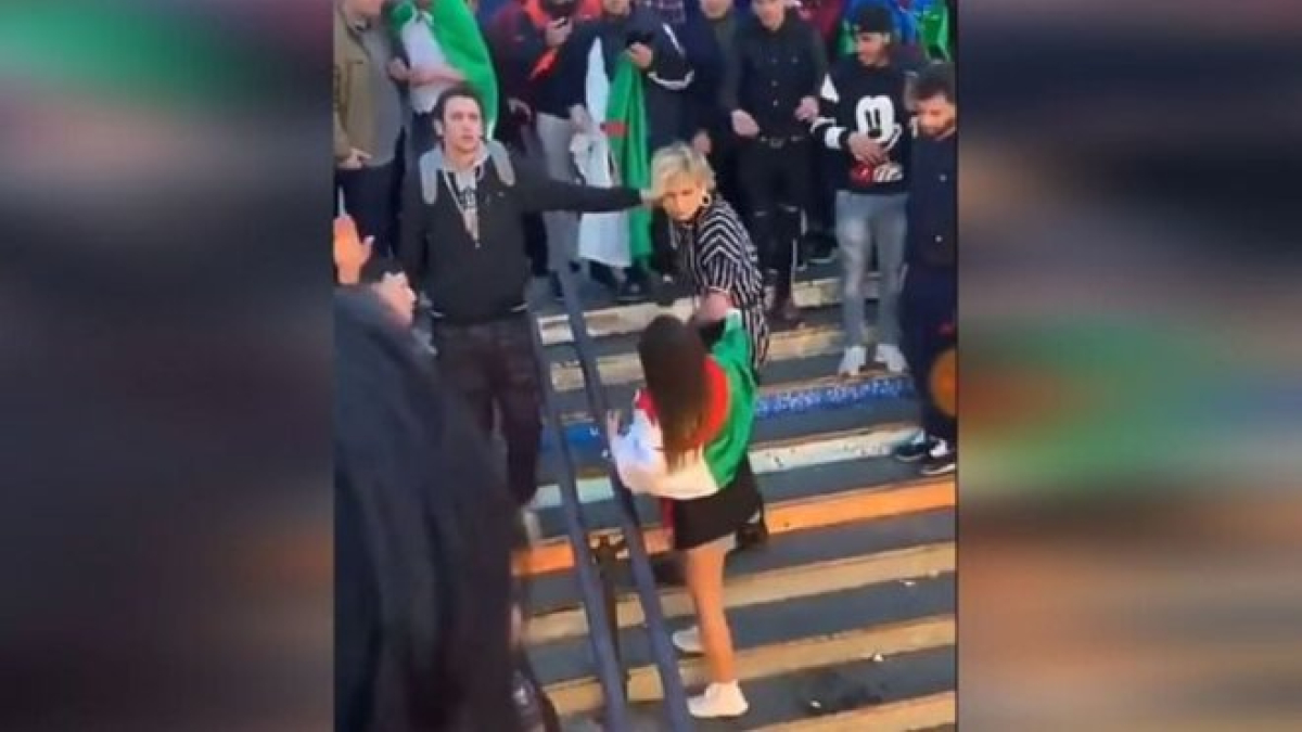 Captura del vídeo de la agresión.
