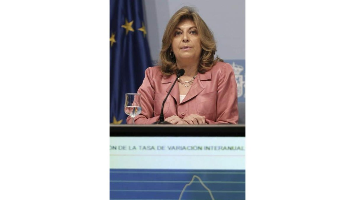 La secretaria de Estado de Empleo, Engracia Hidalgo .