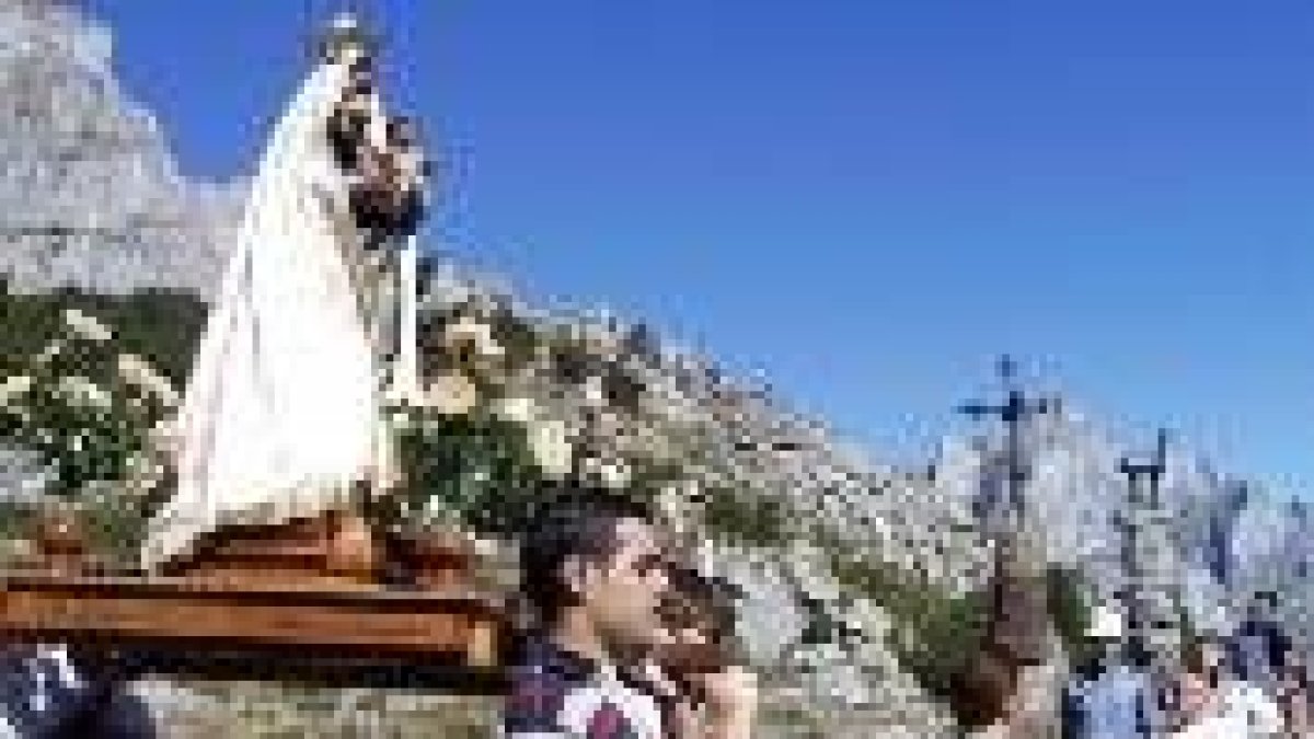 La Virgen de Corona en El Tombo, en una imagen de archivo