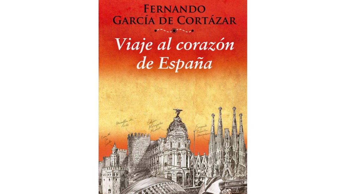 El libro ‘Viaje al corazón de España’ incluye, al final, el ‘Mapa de las maravillas de España’, también mapas indivuales de todas las autonomías y más de 250 ilustraciones de lugares y edificios como las que aparecen en esta página