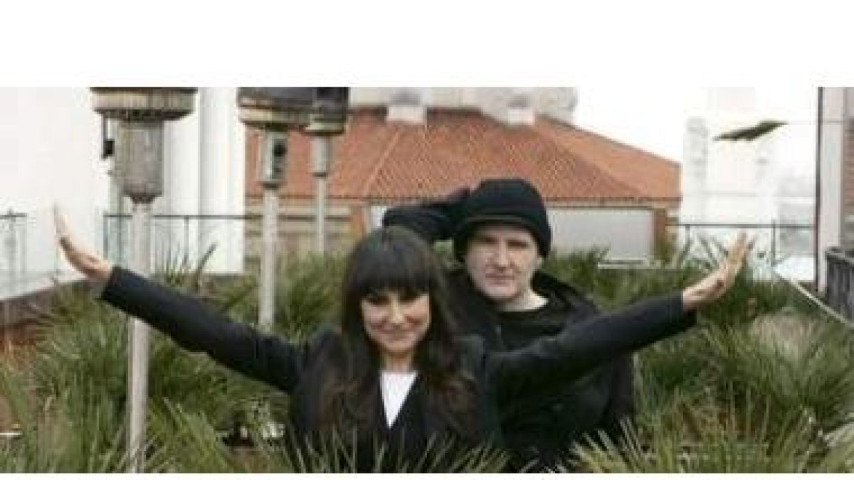 Los aragoneses Eva Amaral y Juan Aguirre, componentes del dúo Amaral.