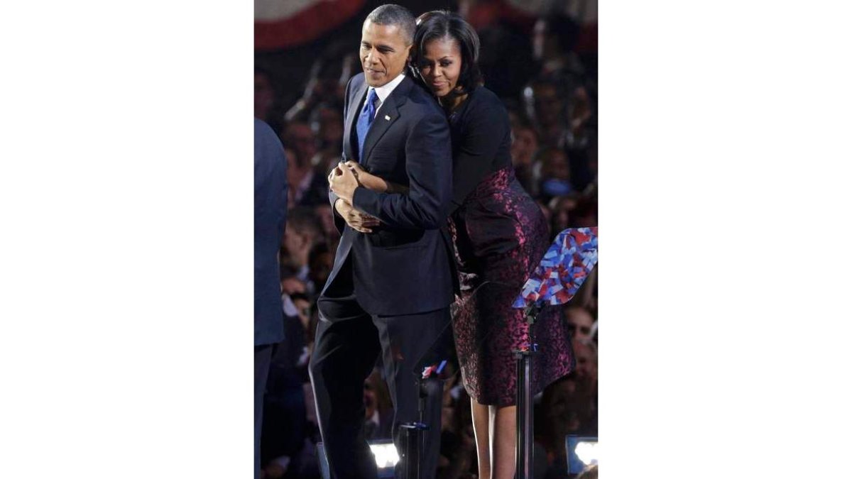 Barack Obama y su esposa Michelle.