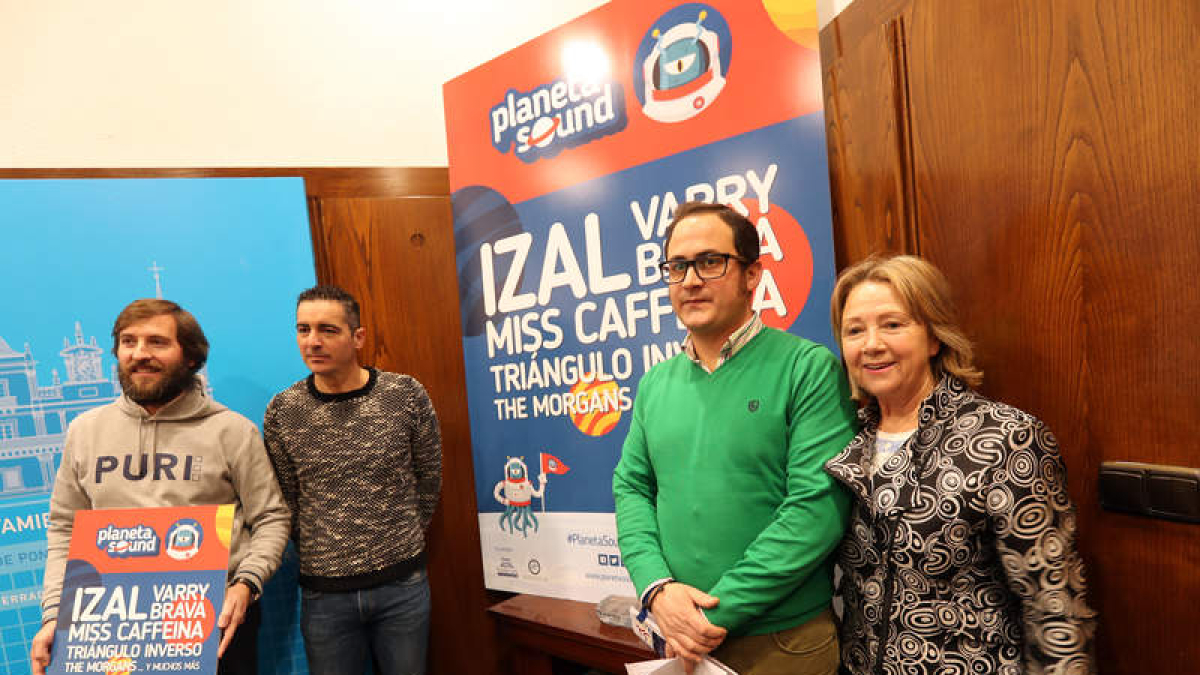 Ángel Escuredo, Roberto Mendo, Álvaro Rajo y Mari Crespo. ANA F. BARREDO