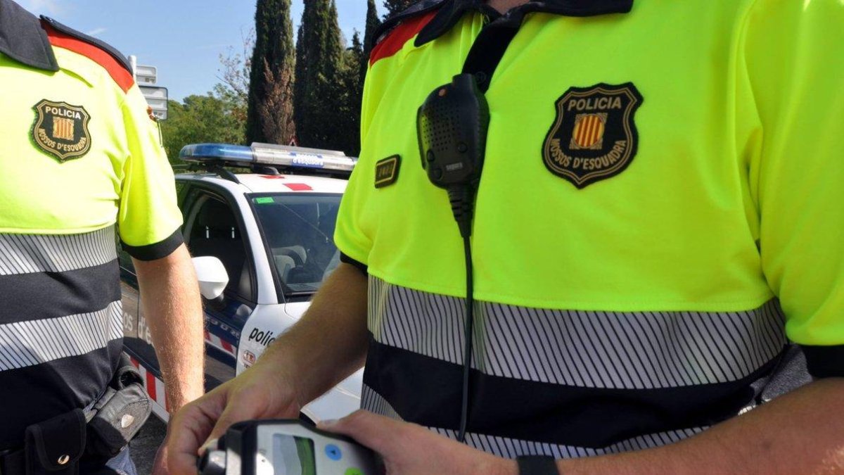 Prueba de alcoholemia de los Mossos.