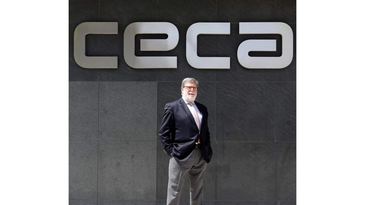 El presidente de la Cecale, Santiago Aparicio. LETICIA PÉREZ