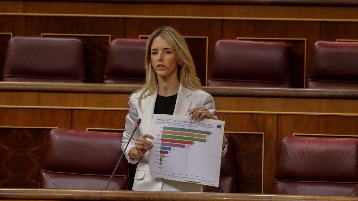Cayetana Álvarez de Toledo, portavoz del PP en el Congreso. EFE