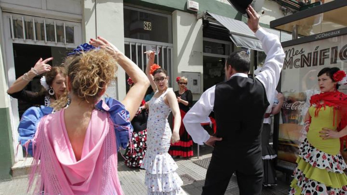 El colorido de las sevillanas.